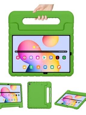 Kids Case for Samsung Galaxy Tab S6 Lite 10.4in Shockproof with S Pen Slot Green